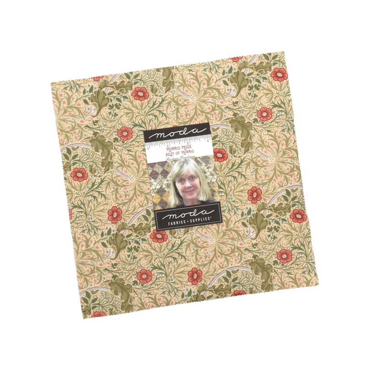 Morris Muse Layer Cake 13380LC by Barbara Brackman from Moda by the pack